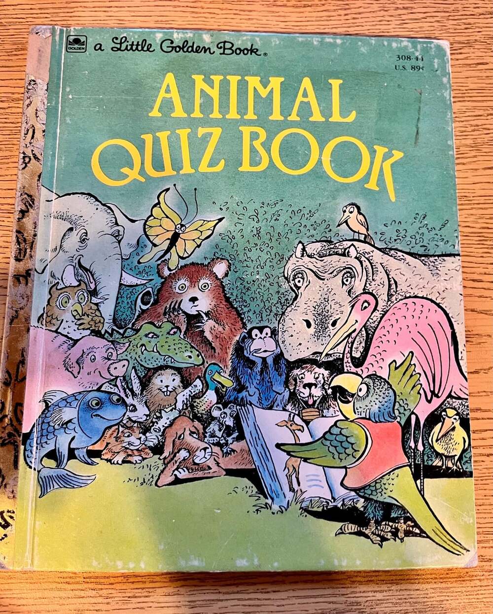 Animal Quiz Book | Vintage 1983 Little Golden Book | Fun Fact Picture Book | Bol